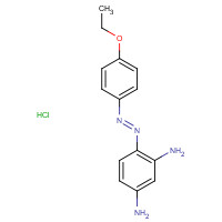 2313-87-3 4-(4-Ethoxyphenylazo)-m-phenylenediamine monohydrochloride chemical structure