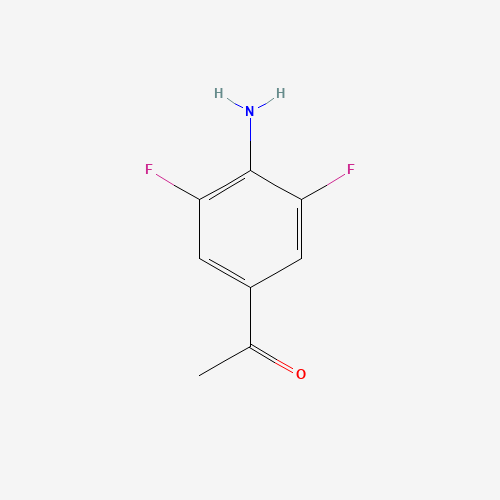 811799-69-6 4-Amino-3,5-difluoroacetophenone chemical structure