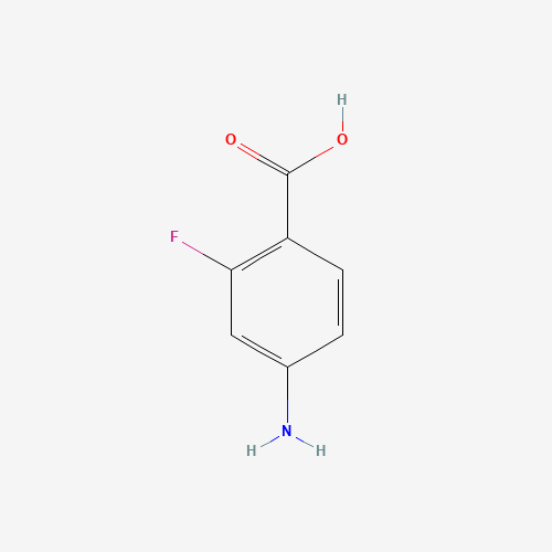 446-31-1 4-Amino-2-fluorobenzoic acid chemical structure