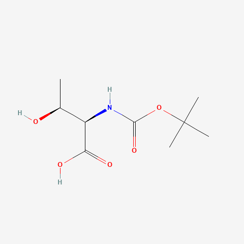 55674-67-4 N-alpha-tert-butoxycarbonyl-D-threonine chemical structure