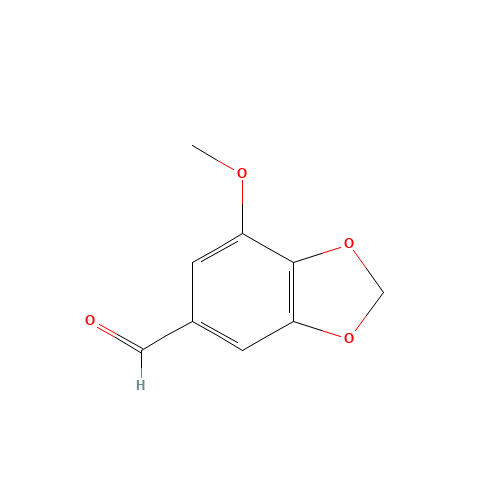 5780-07-4 3-Methoxy-4,5-methylenedioxybenzaldehyde chemical structure