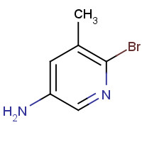38186-83-3 5-Amino-2-bromo-3-picoline chemical structure