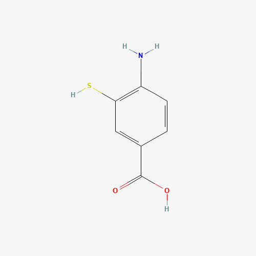 14543-45-4 4-Amino-3-mercaptobenzoic acid chemical structure