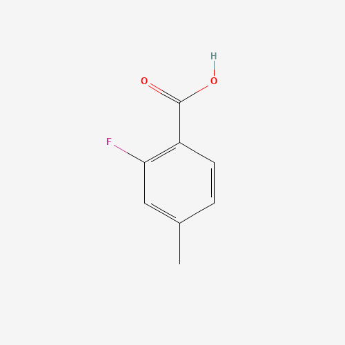 7697-23-6 2-Fluoro-4-methylbenzoic acid chemical structure