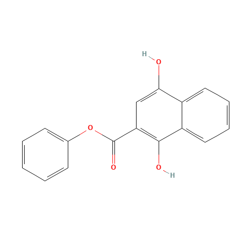 54978-55-1 Phenyl 1,4-dihydroxy-2-naphthoate chemical structure