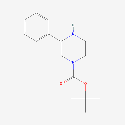 502649-25-4 N-1-Boc-3-phenylpiperazine chemical structure