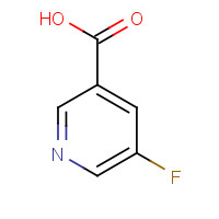 402-66-4 5-Fluoronicotinic acid chemical structure