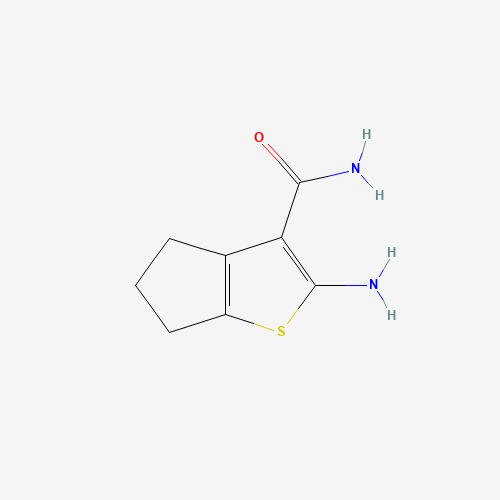 77651-38-8 2-Amino-5,6-dihydro-4H-cyclopenta[b]thiophene-3-carboxylic acid amide chemical structure