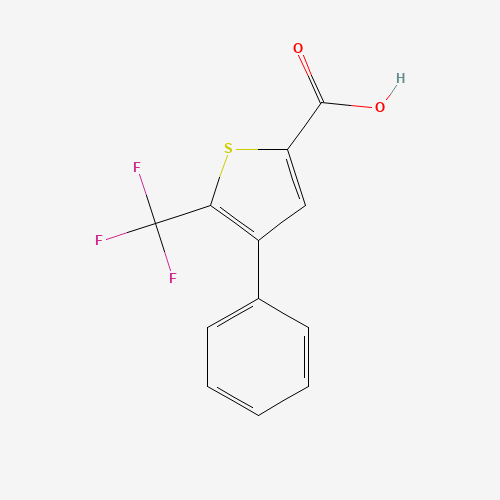 208108-76-3 4-Phenyl-5-(trifluoromethyl)thiophene-2-carboxylic acid chemical structure