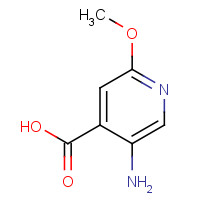 183741-91-5 5-Amino-2-methoxypyridine-4-carboxylic acid chemical structure