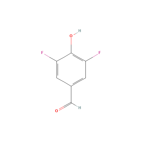 118276-06-5 3,5-Difluoro-4-hydroxybenzaldehyde chemical structure