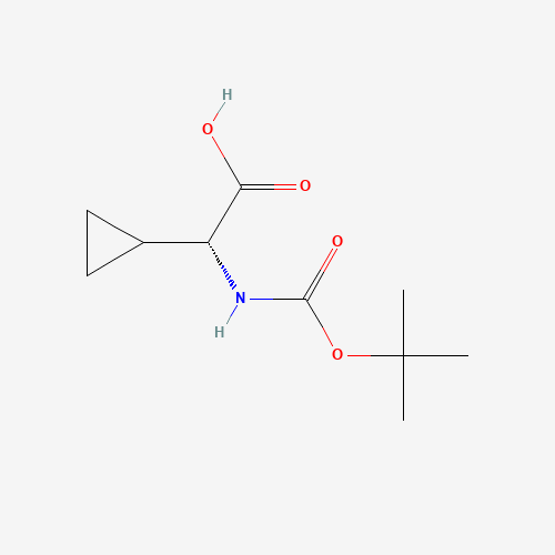 609768-49-2 Boc-D-cyclopropylglycine chemical structure
