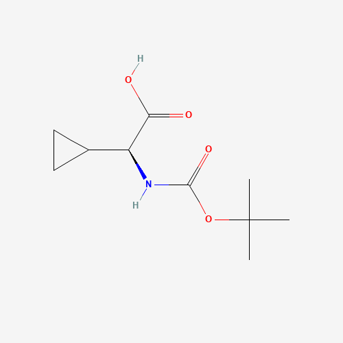 155976-13-9 Boc-L-cyclopropylglycine chemical structure