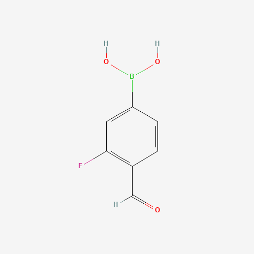 248270-25-9 3-Fluoro-4-formylbenzeneboronic acid chemical structure