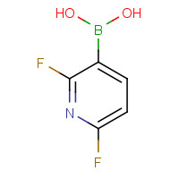 136466-94-9 2,6-Difluoropyridine-3-boronic acid chemical structure