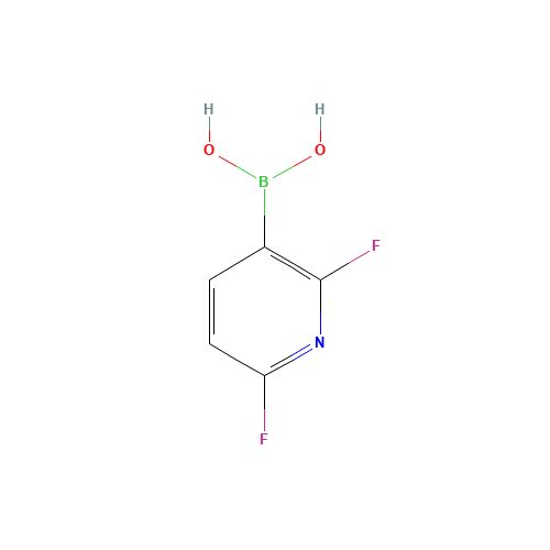 136466-94-9 2,6-Difluoropyridine-3-boronic acid chemical structure