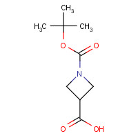 142253-55-2 1-Boc-azetidine-3-carboxylic acid chemical structure
