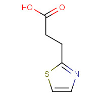 144163-65-5 3-(2-Thiazolyl)propionic acid chemical structure