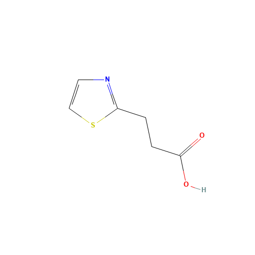 144163-65-5 3-(2-Thiazolyl)propionic acid chemical structure