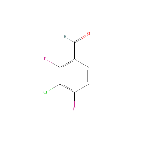 127675-46-1 3-Chloro-2,4-difluorobenzaldehyde chemical structure