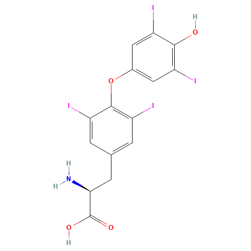 51-48-9 3,3',5,5'-Tetraiodo-L-Thyronine chemical structure