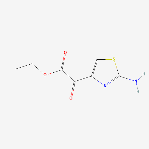 64987-08-2 Ethyl 2-(2-aminothiazol-4-yl)glyoxylate chemical structure