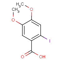 61203-48-3 4,5-Dimethoxy-2-iodobenzoic acid chemical structure