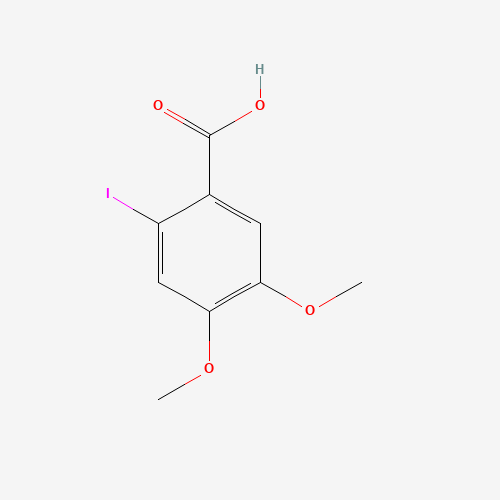 61203-48-3 4,5-Dimethoxy-2-iodobenzoic acid chemical structure
