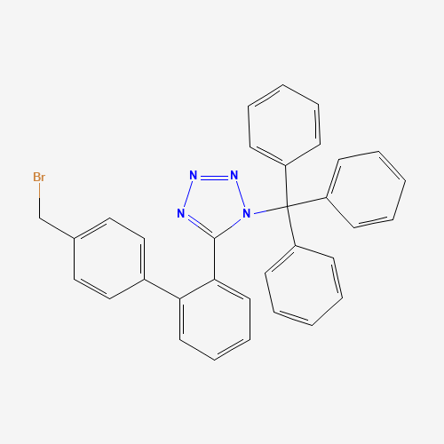 124750-51-2 N-Triphenylmethyl-5-(4-bromomethylbiphenyl-2-yl) tetrazole chemical structure
