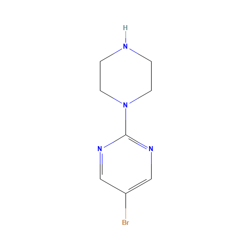 99931-82-5 5-Bromo-2-(piperazin-1-yl)pyrimidine chemical structure