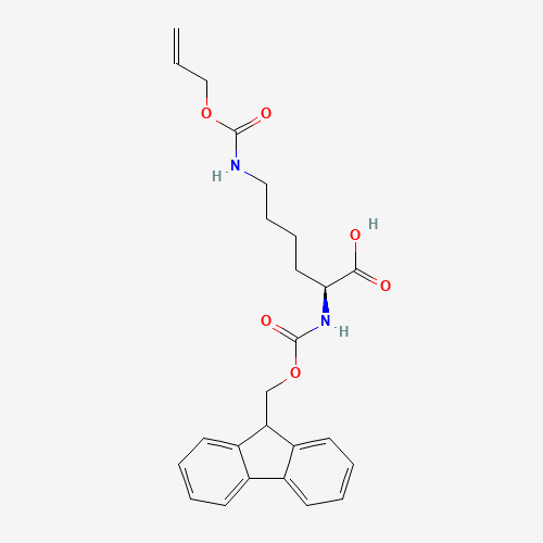 146982-27-6 Fmoc-lys(alloc)-OH chemical structure