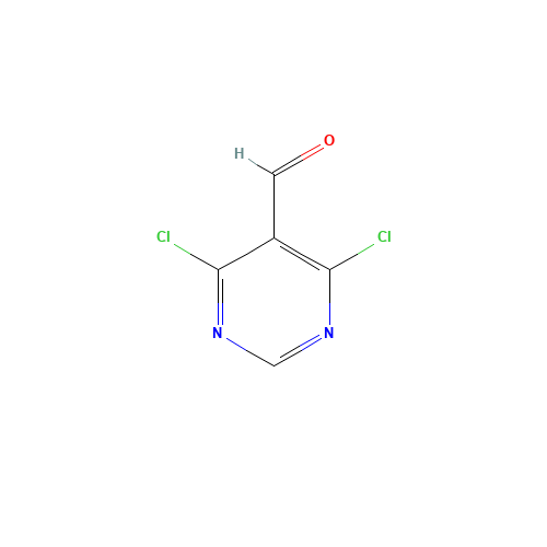 5305-40-8 4,6-Dichloro-5-pyrimidinecarbaldehyde chemical structure