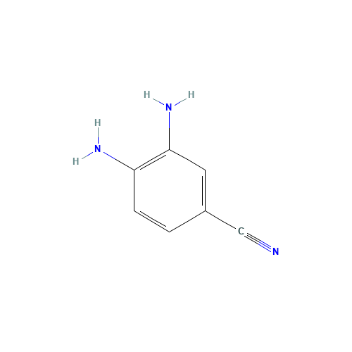 17626-40-3 3,4-Diaminobenzonitrile chemical structure