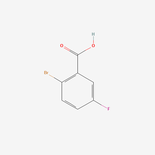 394-28-5 2-Bromo-5-fluorobenzoic acid chemical structure