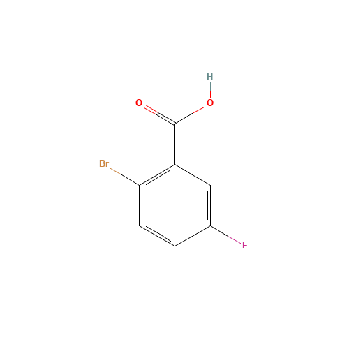 394-28-5 2-Bromo-5-fluorobenzoic acid chemical structure