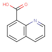 86-59-9 8-Quinolinecarboxylic acid chemical structure