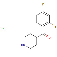 106266-04-0 4-(2,4-Difluorobenzoyl)piperidine hydrochloride chemical structure