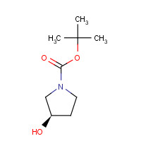 109431-87-0 (R)-1-N-Boc-3-hydroxypyrrolidine chemical structure