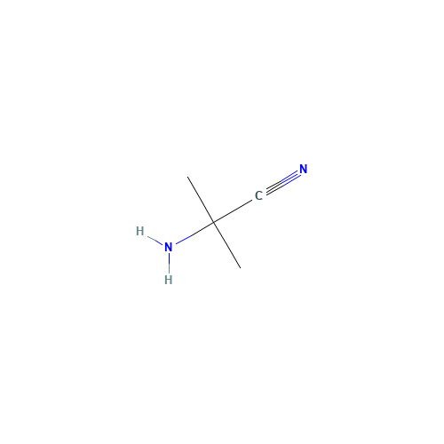 19355-69-2 2-Amino-2-methylpropane nitrile chemical structure