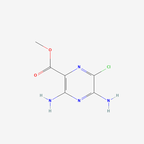 1458-01-1 Methyl 3,5-diamino-6-chloropyrazine-2-carboxylate chemical structure