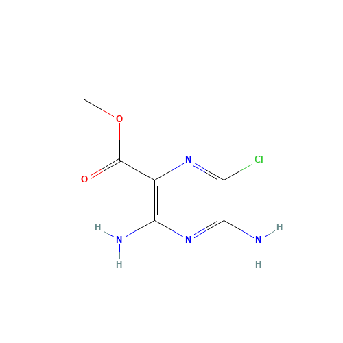 1458-01-1 Methyl 3,5-diamino-6-chloropyrazine-2-carboxylate chemical structure