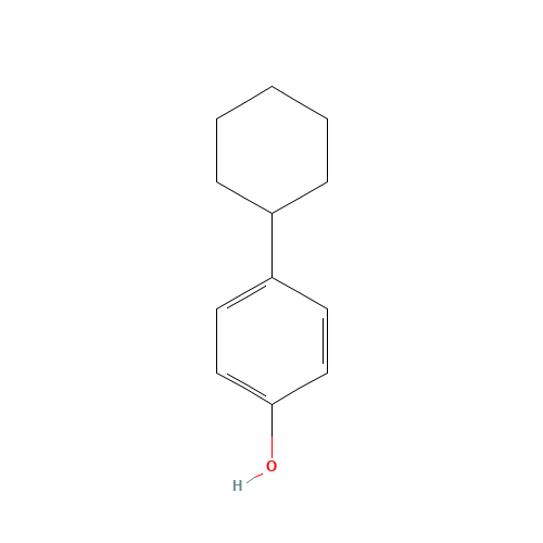 1131-60-8 4-Cyclohexylphenol chemical structure