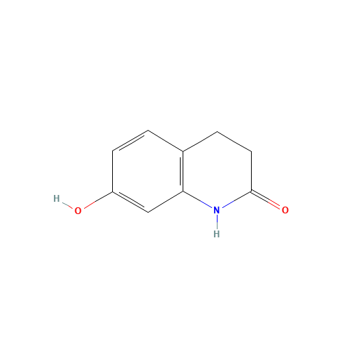 22246-18-0 3,4-Dihydro-7-hydroxycarbostyril chemical structure