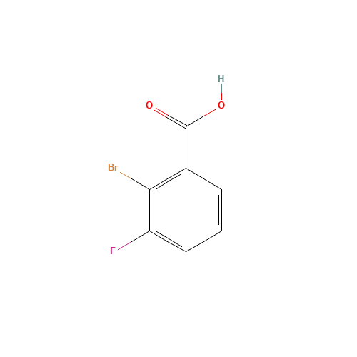 132715-69-6 2-Bromo-3-fluorobenzoic acid chemical structure