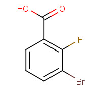 161957-56-8 3-Bromo-2-fluorobenzoic acid chemical structure