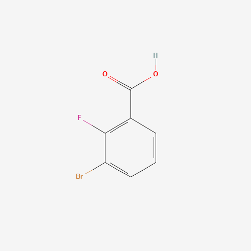 161957-56-8 3-Bromo-2-fluorobenzoic acid chemical structure