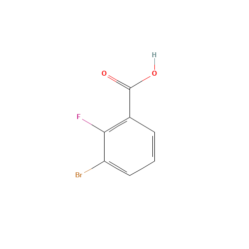 161957-56-8 3-Bromo-2-fluorobenzoic acid chemical structure