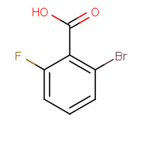 2252-37-1 2-Bromo-6-fluorobenzoic acid chemical structure