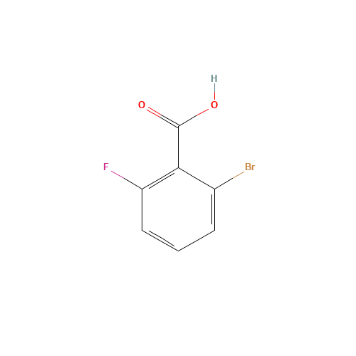 2252-37-1 2-Bromo-6-fluorobenzoic acid chemical structure