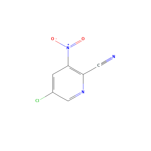 181123-11-5 5-Chloro-2-cyano-3-nitropyridine chemical structure
